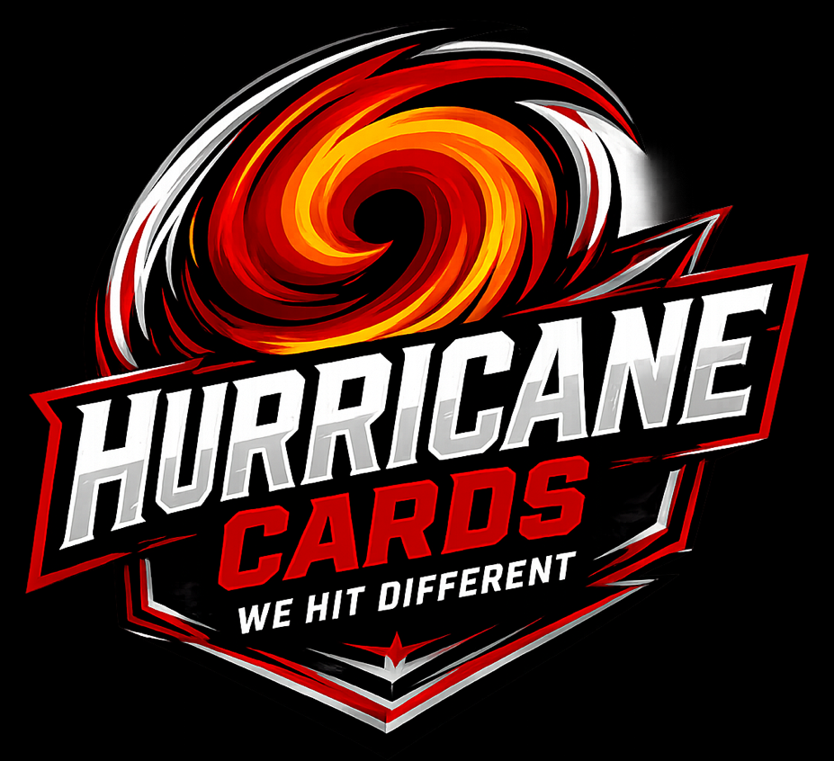 Hurricane Cards — We Hit Different logo